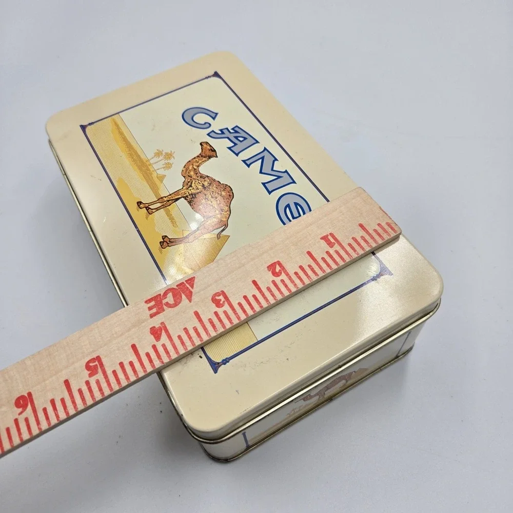 vintage Camel collector's tin 1992 W Mixed Camel Lights Matches Matchbooks